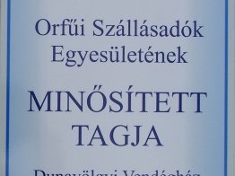 Szállásadók egyesületének igazolása